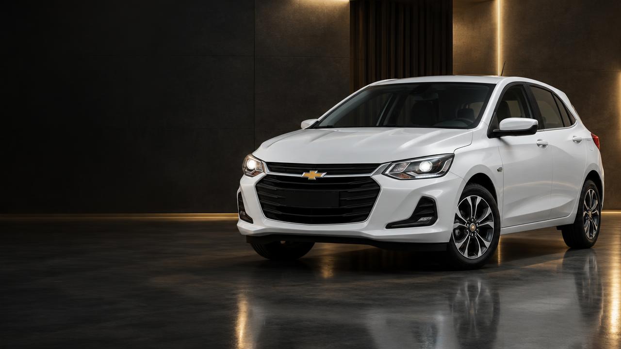 Chevrolet Onix em cenário automotivo premium